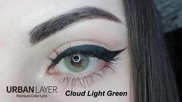 Urban Layer Cloud Light Green (1 lens/pack)-Colored Contacts-UNIQSO UK