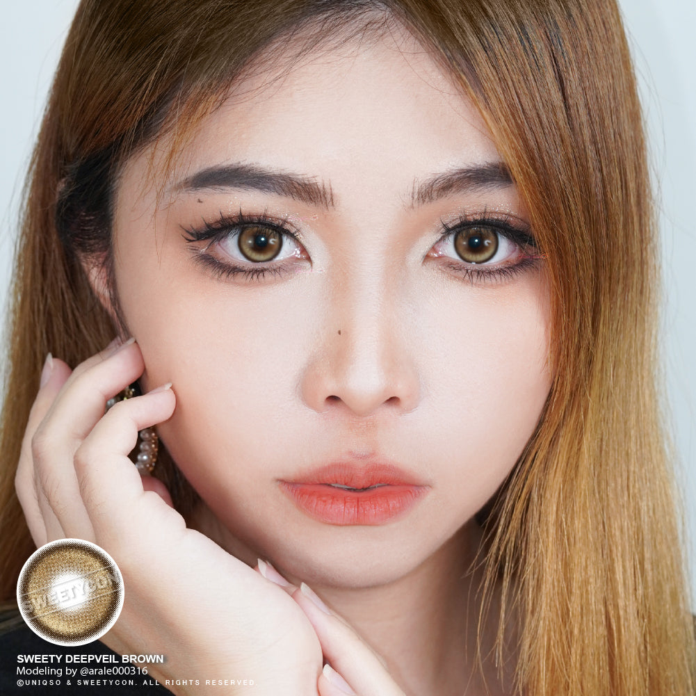 1 Day Sweety Deepveil Brown (2 or 10 lenses/pack)-Colored Contacts-UNIQSO UK