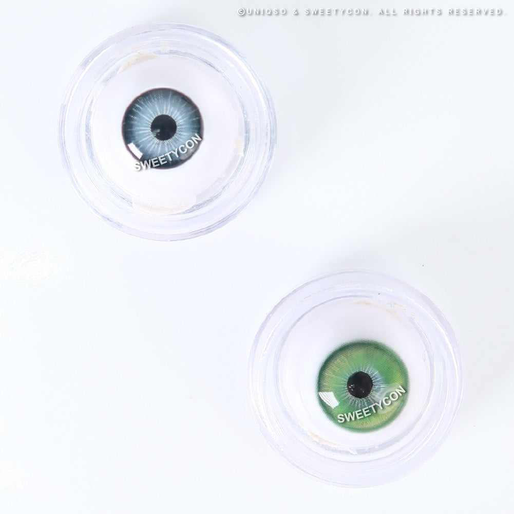 1 Day Sweety Star Tears Green (2 or 10 lenses/pack)-Colored Contacts-UNIQSO UK