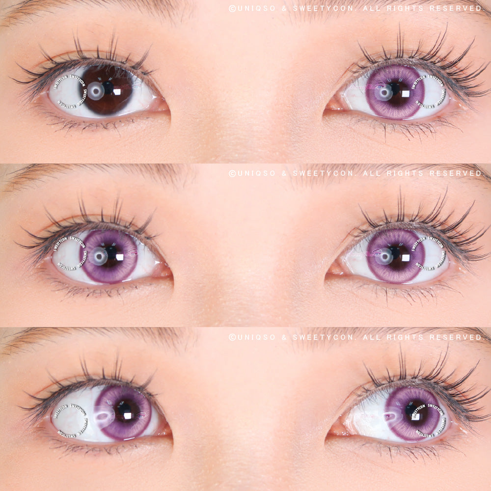 1 Day Sweety Star Tears Violet (2 or 10 lenses/pack)-Colored Contacts-UNIQSO UK