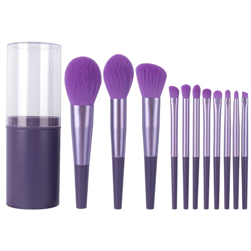 11pcs Long Tube Makeup Brushes Set-Makeup Brushes-UNIQSO UK