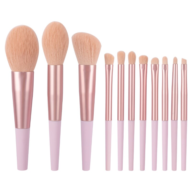 11pcs Long Tube Makeup Brushes Set-Makeup Brushes-UNIQSO UK