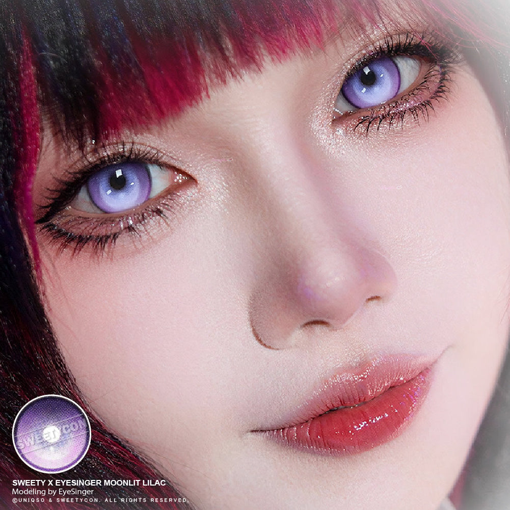 Sweety x Eyesinger Moonlit Lilac (2 lenses/pack)-Colored Contacts-UNIQSO UK