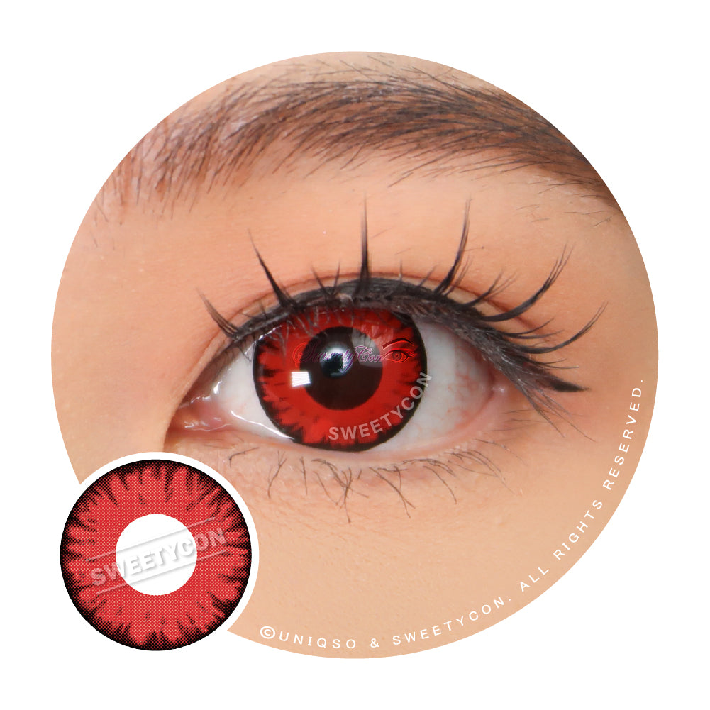 Sweety Crazy Vampire Red II (1 lens/pack)-Crazy Contacts-UNIQSO