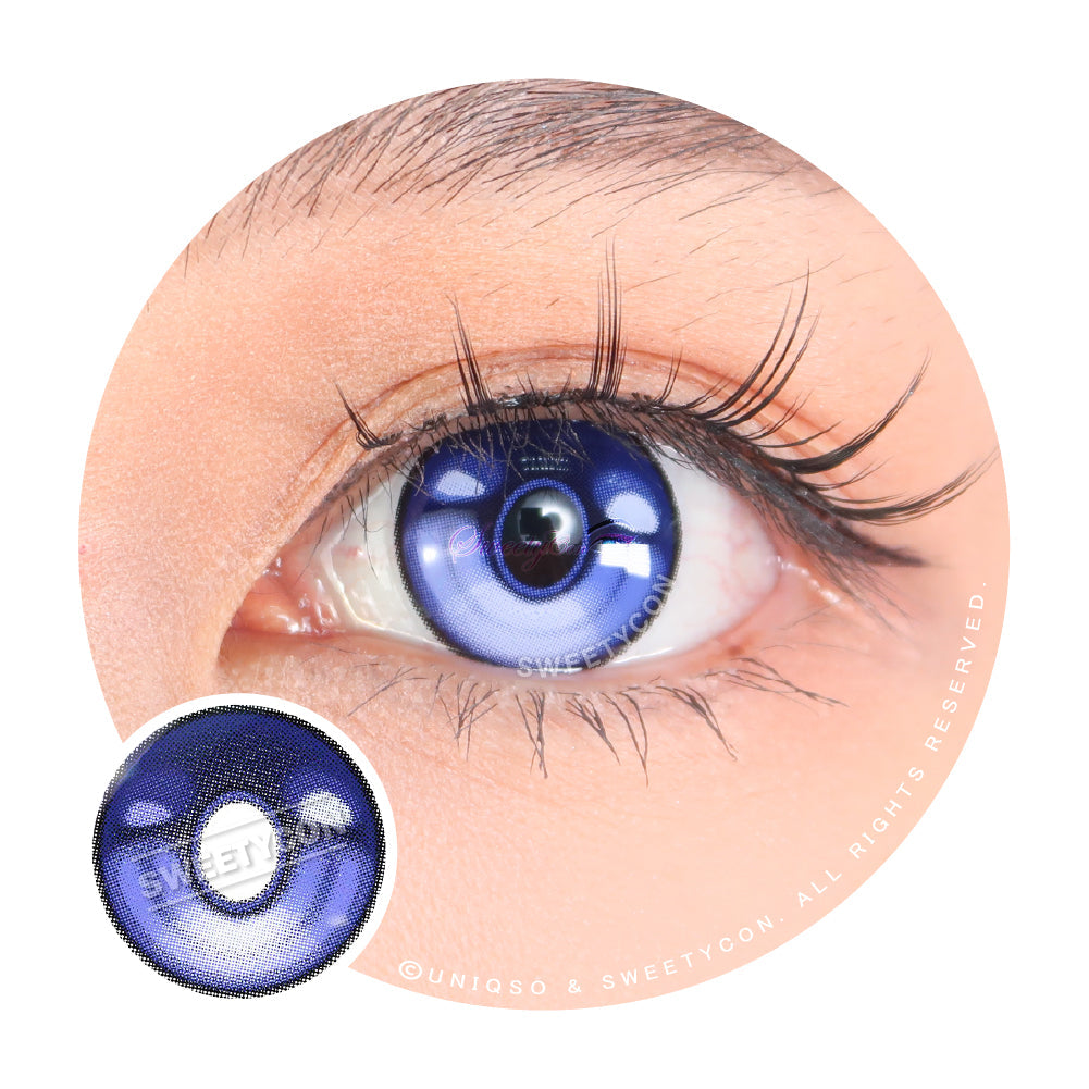Sweety x Eyesinger Indigo Thunder Eye (2 lenses/pack)-Colored Contacts-UNIQSO UK