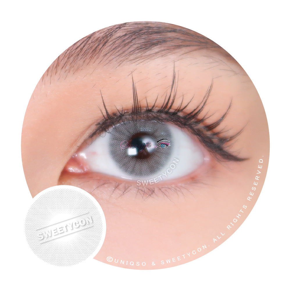 Sweety Hidrocor Icy Grey (1 lens/pack)-Colored Contacts-UNIQSO