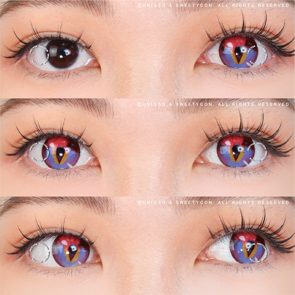 Sweety x Eyesinger Inferno Viper (2 lenses/pack)-Colored Contacts-UNIQSO