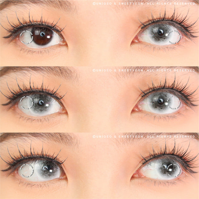 Sweety Crazy Chaos Eye Black (1 lens/pack)