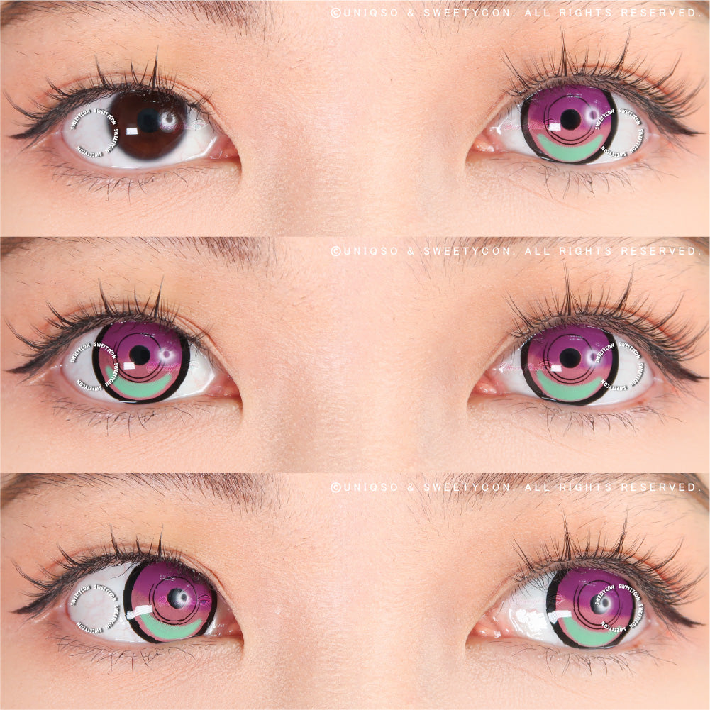 Sweety Crazy Cyberpunk Lucy V2 (1 lens/pack)-Colored Contacts-UNIQSO