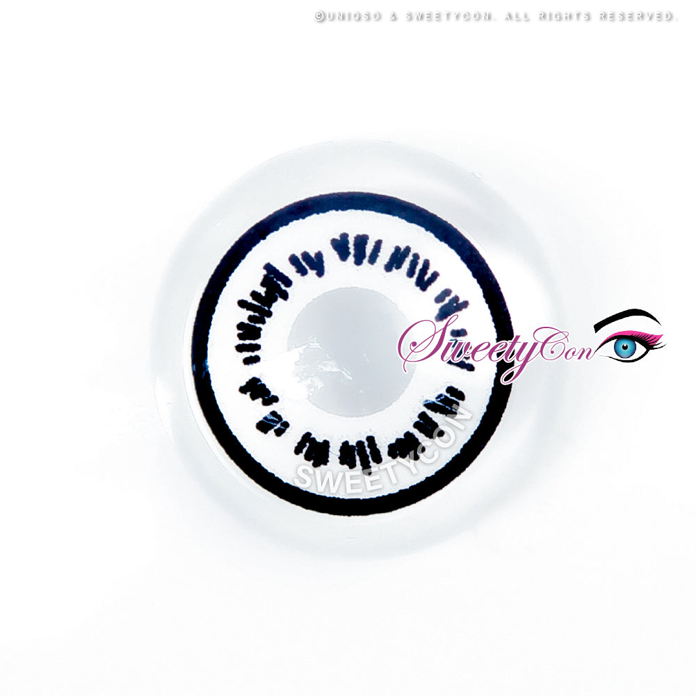 Sweety White Aura II (No Vision Block) (1 lens/pack)-Colored Contacts-UNIQSO UK