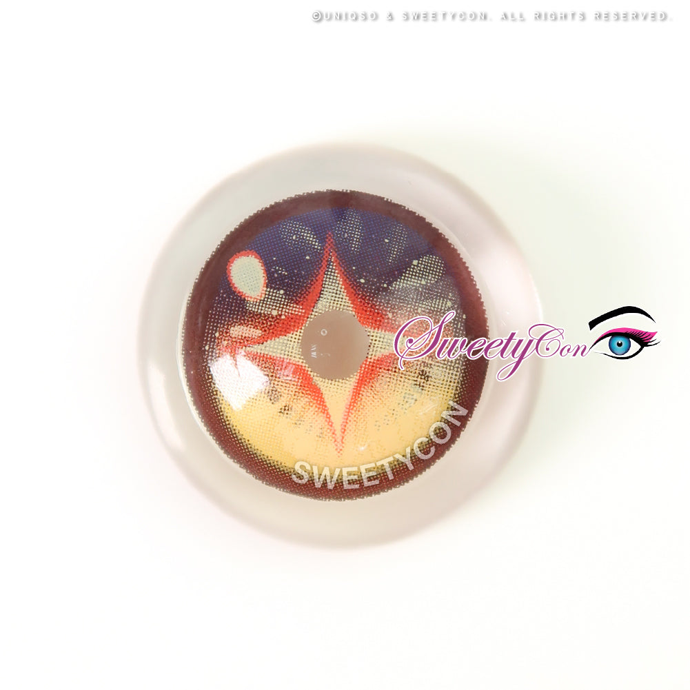 Sweety x Eyesinger Amber Star Crest (2 lenses/pack)-Colored Contacts-UNIQSO UK