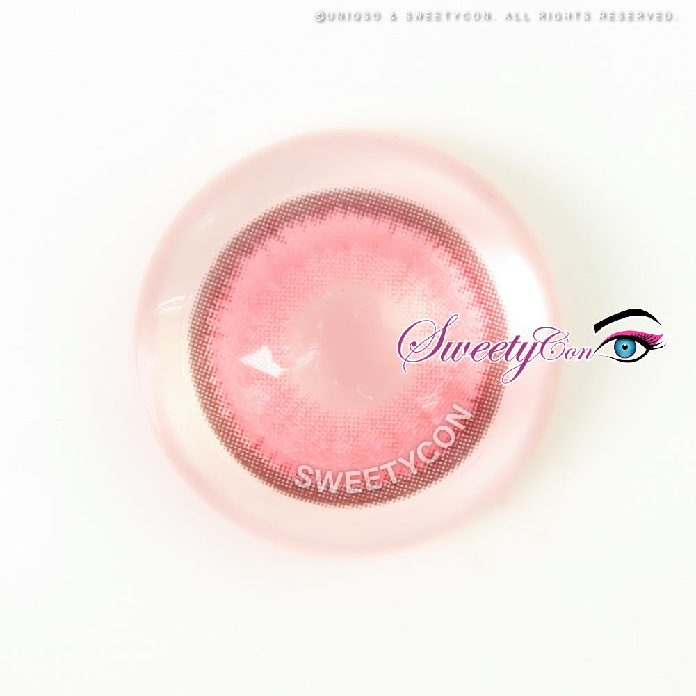 Sweety Halo Pink (1 lens/pack)-Colored Contacts-UNIQSO UK