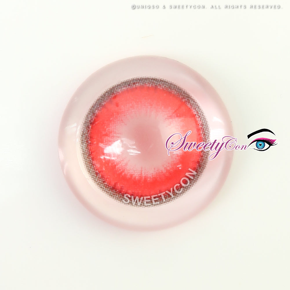 Sweety Halo Red (1 lens/pack)-Colored Contacts-UNIQSO UK