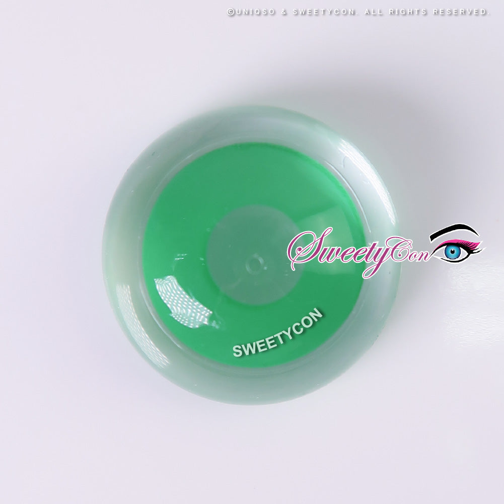 Sweety Crazy Solid Green (1 lens/pack)-Crazy Contacts-UNIQSO