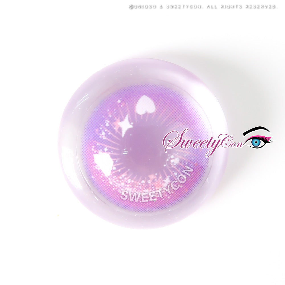 Sweety Crazy Candy Pop Violet (1 lens/pack)-Colored Contacts-UNIQSO