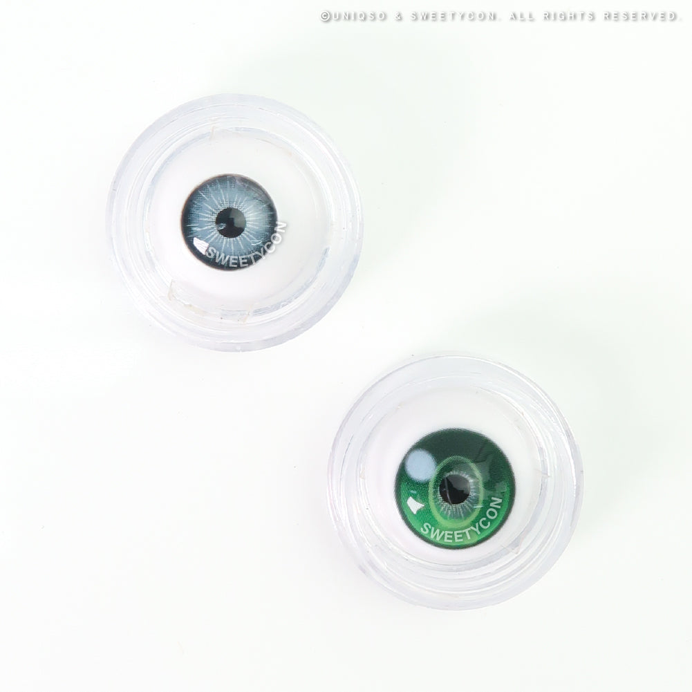Sweety x Eyesinger Emerald Halo (2 lenses/pack)-Colored Contacts-UNIQSO UK