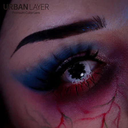 Sweety Crazy Black Zombie (1 lens/pack)-Crazy Contacts-UNIQSO UK