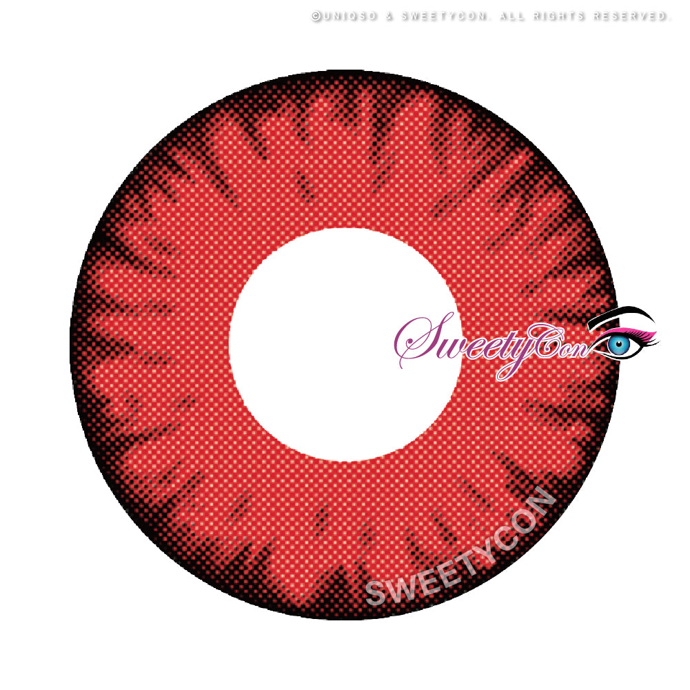 Sweety Crazy Vampire Red II (1 lens/pack)-Crazy Contacts-UNIQSO