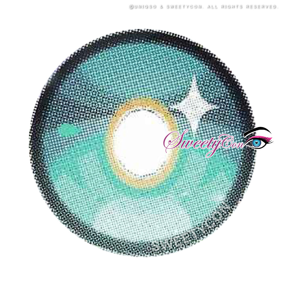 Sweety x Eyesinger Aqua Gemstone (2 lenses/pack)-Colored Contacts-UNIQSO UK