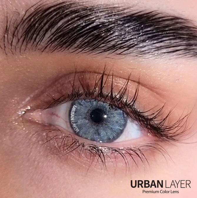 Urban Layer Gemini Ash Blue (1 lens/pack)-Colored Contacts-UNIQSO UK