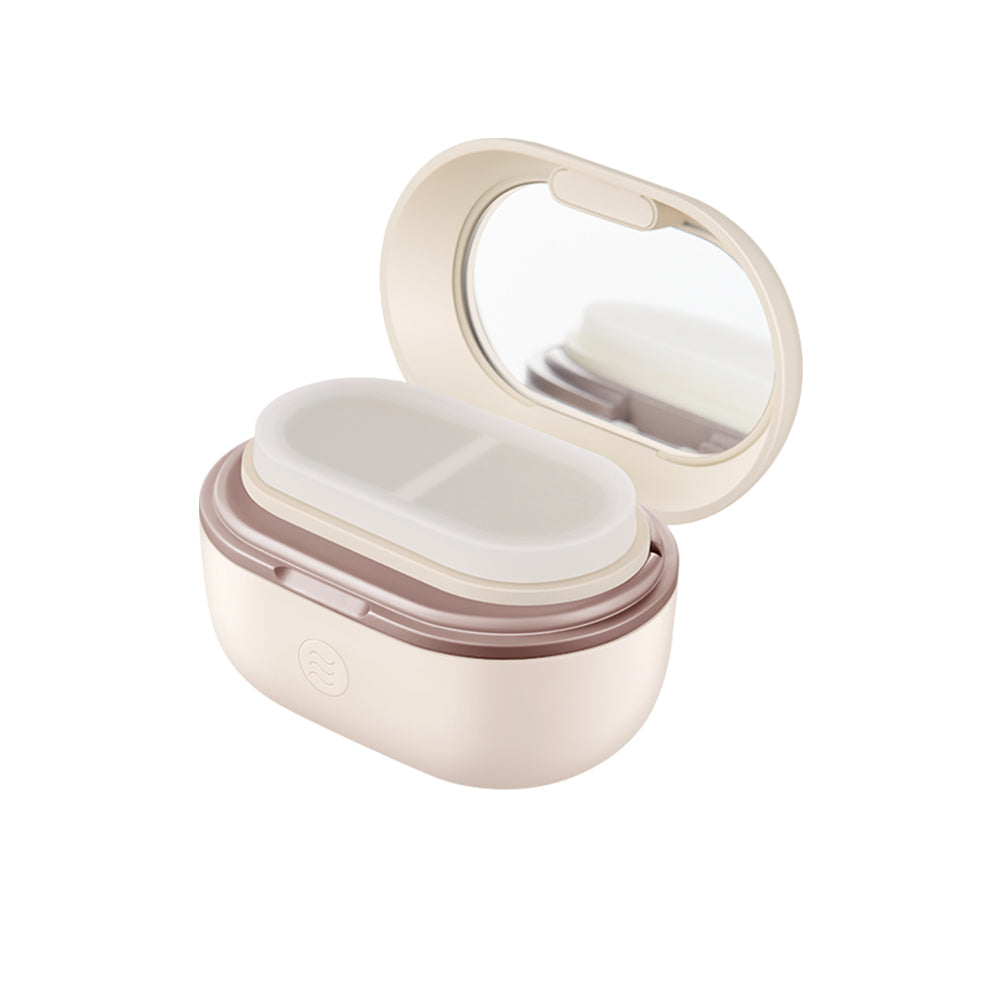 Hassle Free Lenses Cleaning - Eraclean Ultrasonic Mini Contact Lens Cleaner-Lens Cleaner-UNIQSO UK