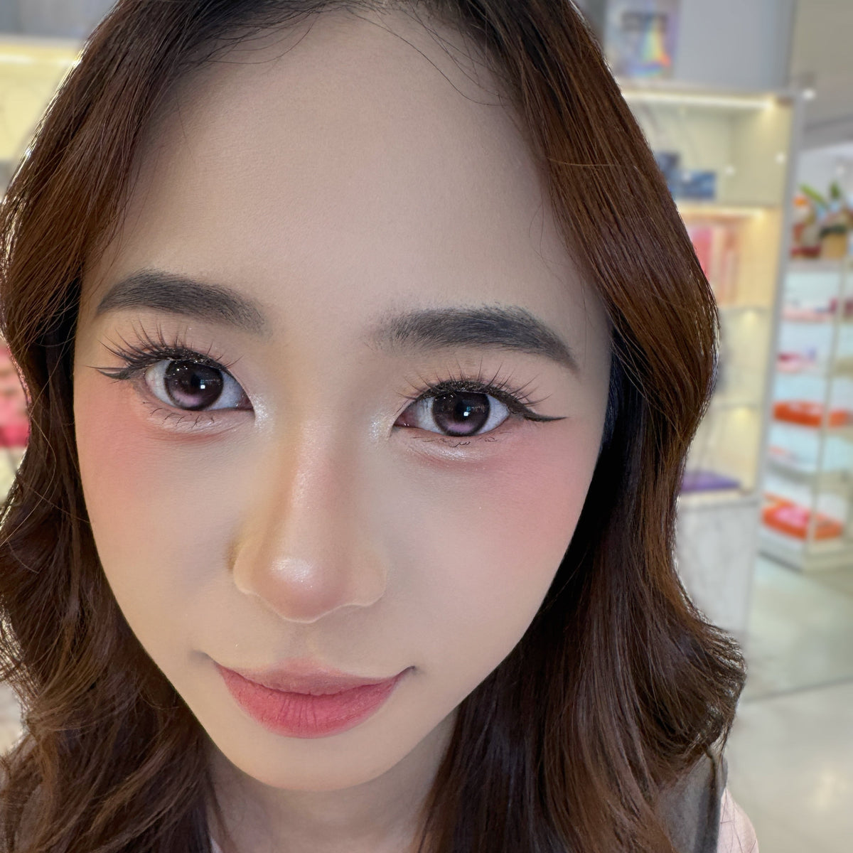 Kazzue Weighted Highlight - Petal Kiss (1 lens/pack)-Colored Contacts-UNIQSO UK