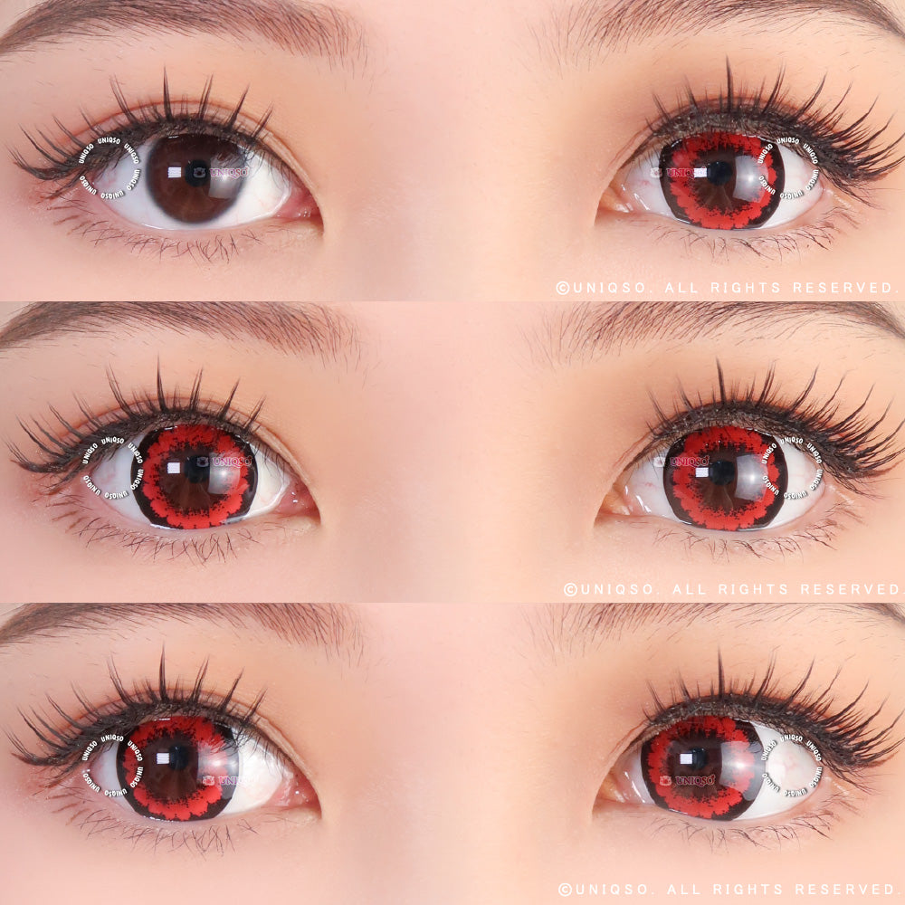 Kawayii A-Max Red (1 lens/pack)-Colored Contacts-UNIQSO UK