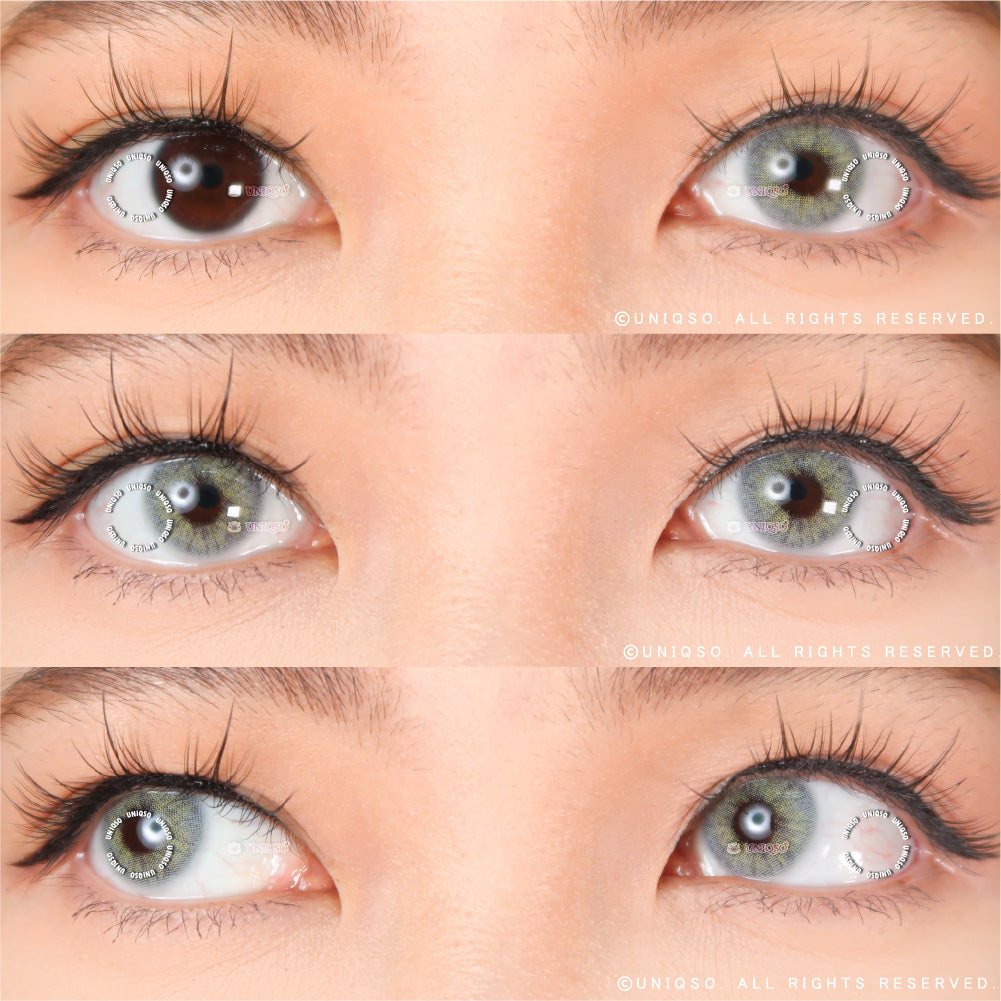 Kazzue Basic Pure Gray (1 lens/pack)-Colored Contacts-UNIQSO UK