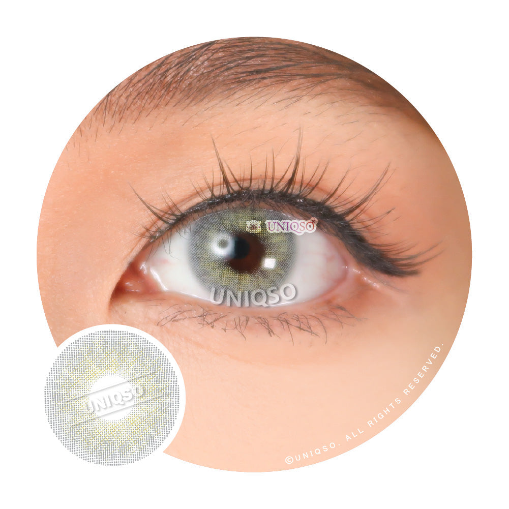 Kazzue Basic Pure Gray (1 lens/pack)-Colored Contacts-UNIQSO UK
