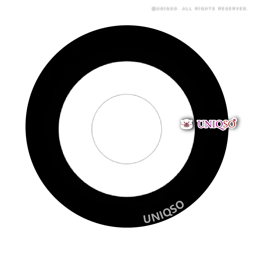 Kazzue Crazy Mono Goth (1 lens/pack)-Colored Contacts-UNIQSO UK