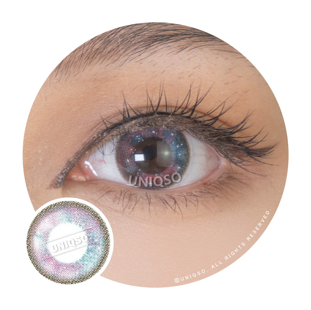 Kazzue Dunia Violet (1 lens/pack)-Colored Contacts-UNIQSO UK
