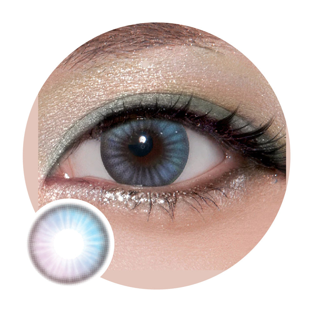 Kazzue Toric Chic Blue Violet (1 lens/pack)-Colored Contacts-UNIQSO UK