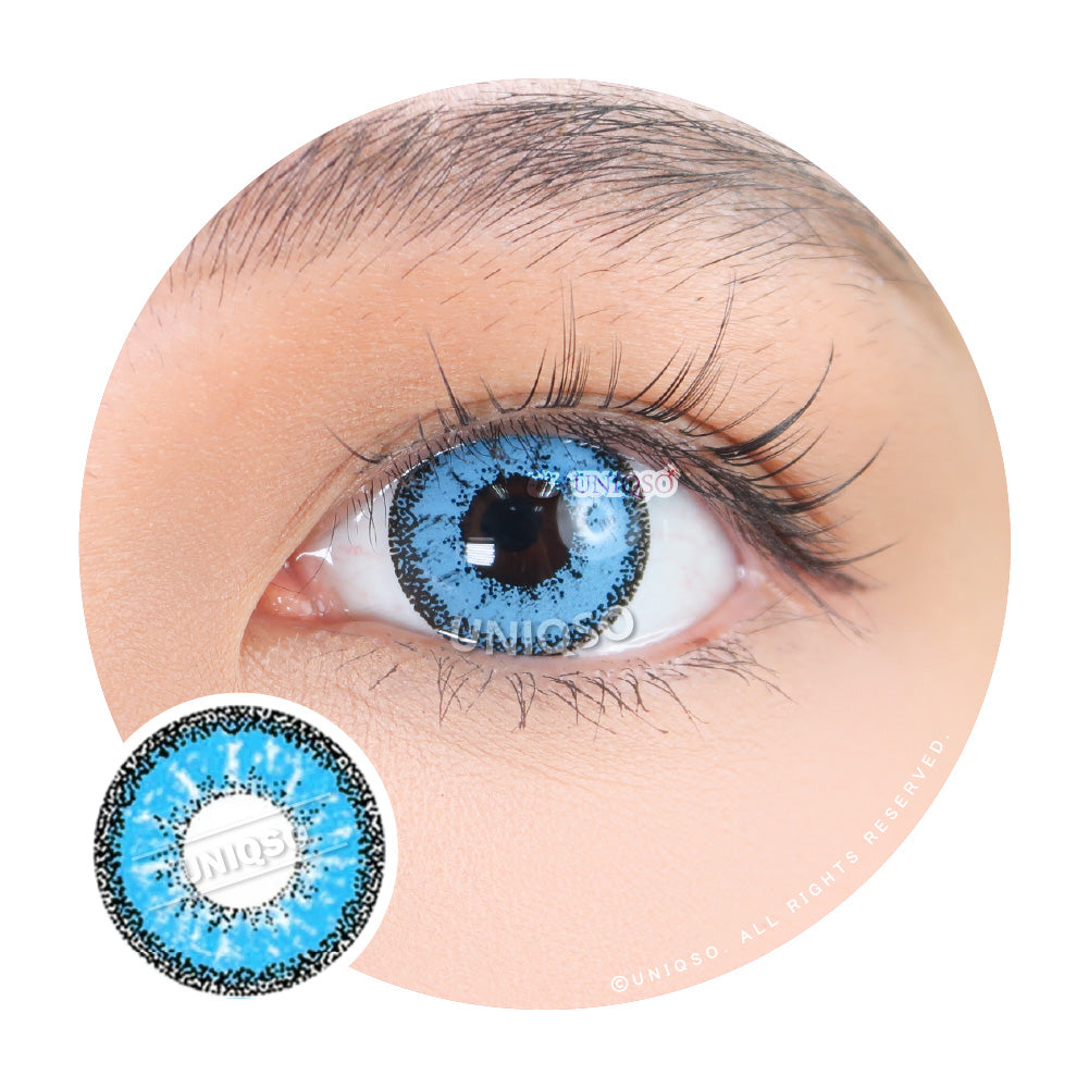 Kazzue Vivid Brilliant Blue (1 lens/pack)-Colored Contacts-UNIQSO UK