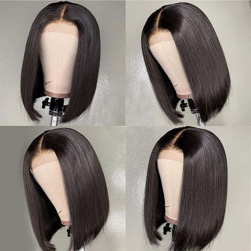 Premium Wig - Classy Chic Front Lace Middle Part Bob-Lace Front Wig-UNIQSO UK