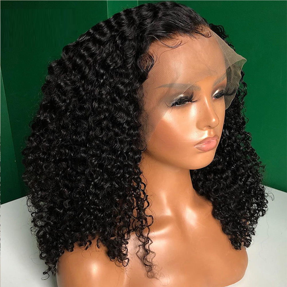 Premium Wig - Kicky Locks Small Curly Front Lace Wig-Lace Front Wig-UNIQSO UK