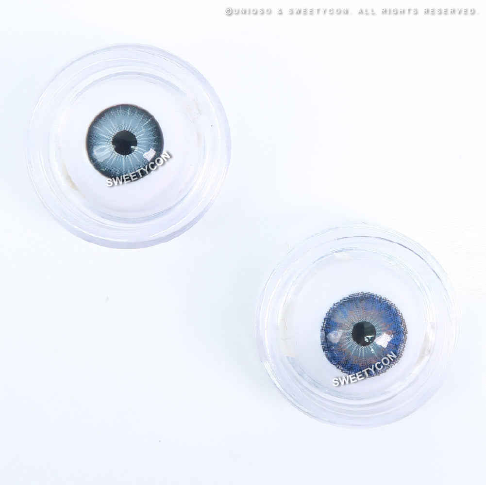 Sweety 3 Tones Blue (1 lens/pack)-Colored Contacts-UNIQSO UK