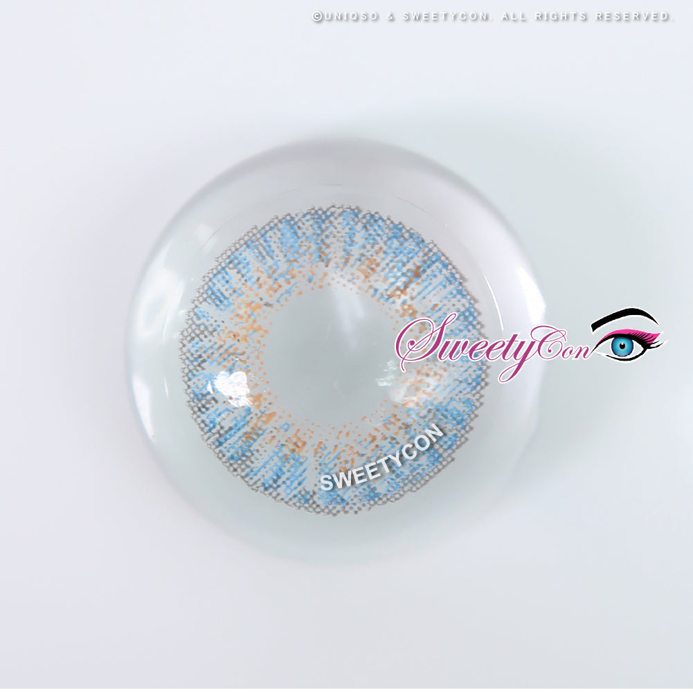 Sweety 3 Tones Blue Hazel (1 lens/pack)-Colored Contacts-UNIQSO UK