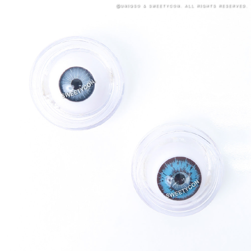 Sweety Akaten Blue (1 lens/pack)-Colored Contacts-UNIQSO UK
