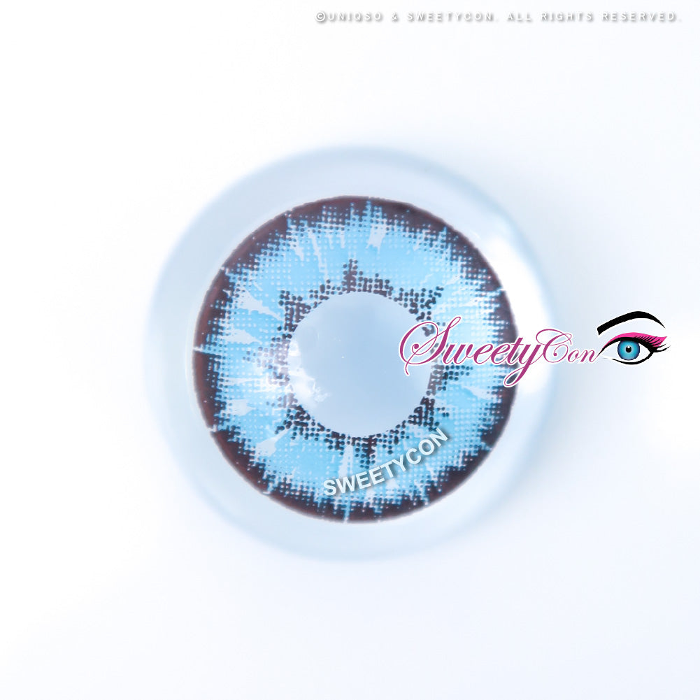 Sweety Akaten Blue (1 lens/pack)-Colored Contacts-UNIQSO UK