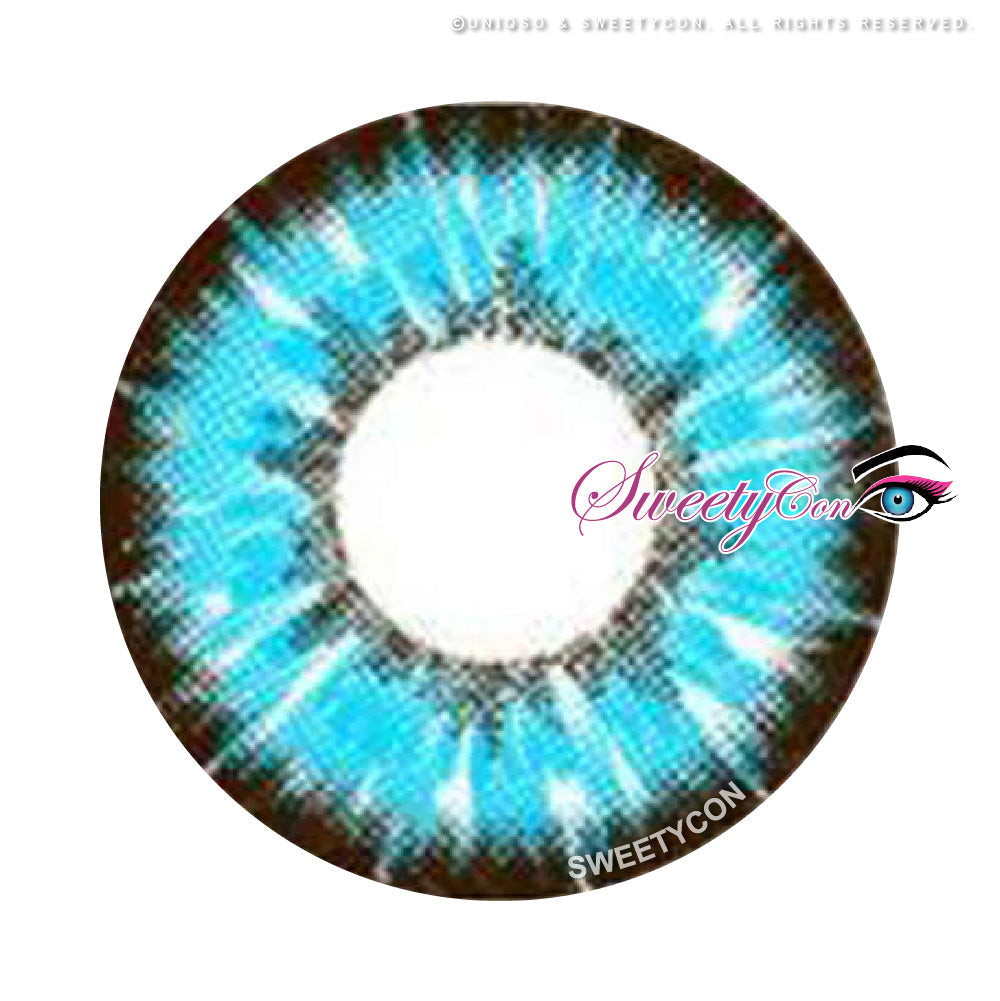 Sweety Akaten Blue (1 lens/pack)-Colored Contacts-UNIQSO UK