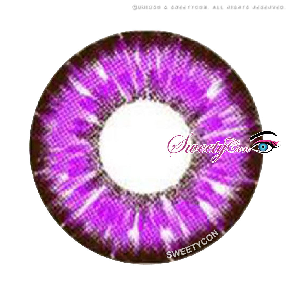 Sweety Akaten Violet (1 lens/pack)-Colored Contacts-UNIQSO UK