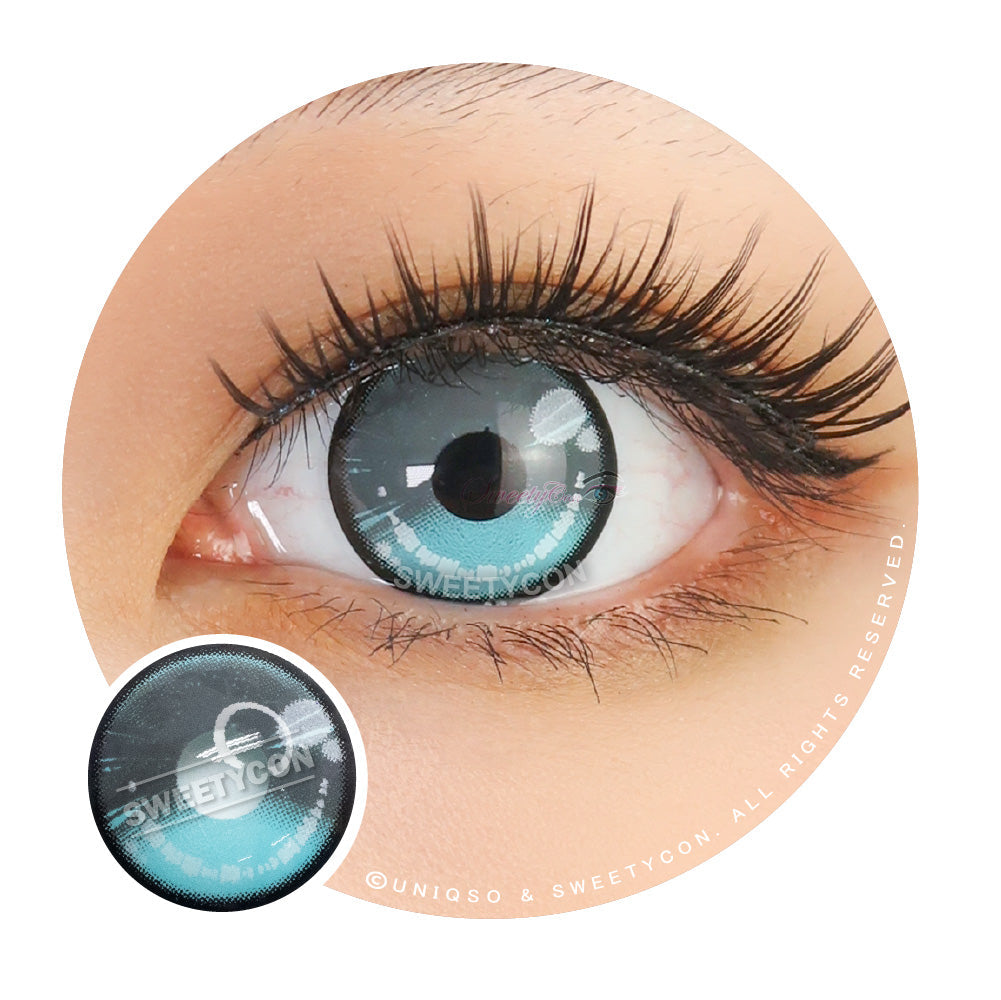 Sweety Anime 2 Gray Blue (1 lens/pack)-Colored Contacts-UNIQSO UK