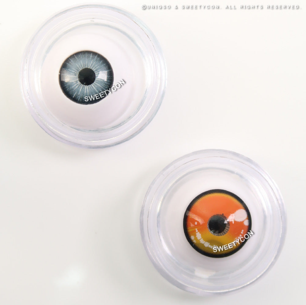 Sweety Anime 2 Yellow Orange (1 lens/pack)-Colored Contacts-UNIQSO UK