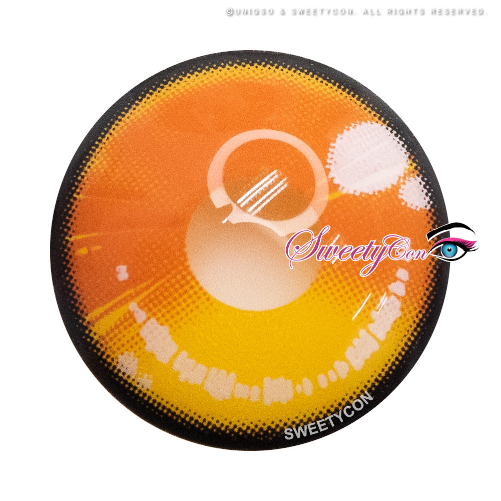 Sweety Anime 2 Yellow Orange (1 lens/pack)-Colored Contacts-UNIQSO UK