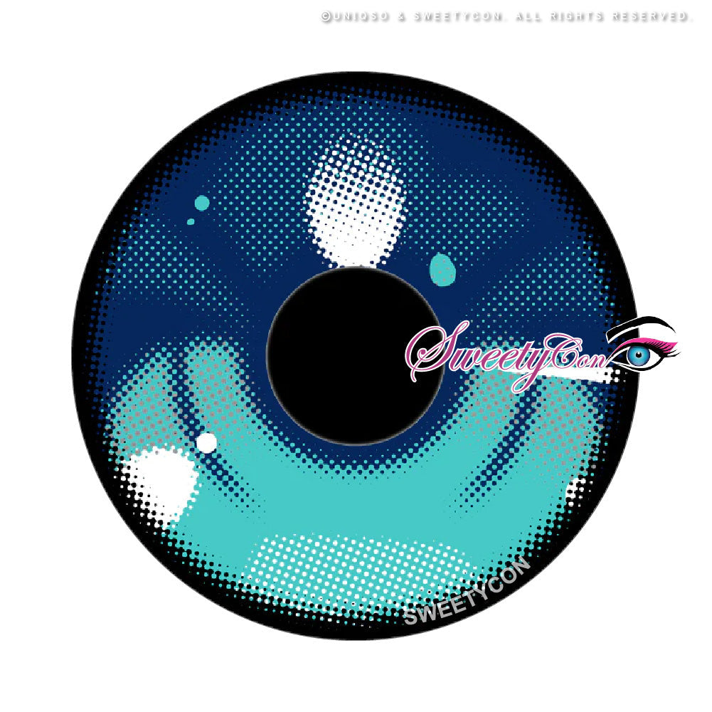 Sweety Anime 3 Blue (1 lens/pack)-Colored Contacts-UNIQSO UK