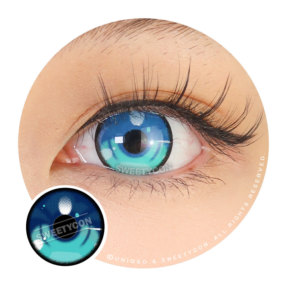 Sweety Anime 3 Blue (1 lens/pack)-Colored Contacts-UNIQSO UK