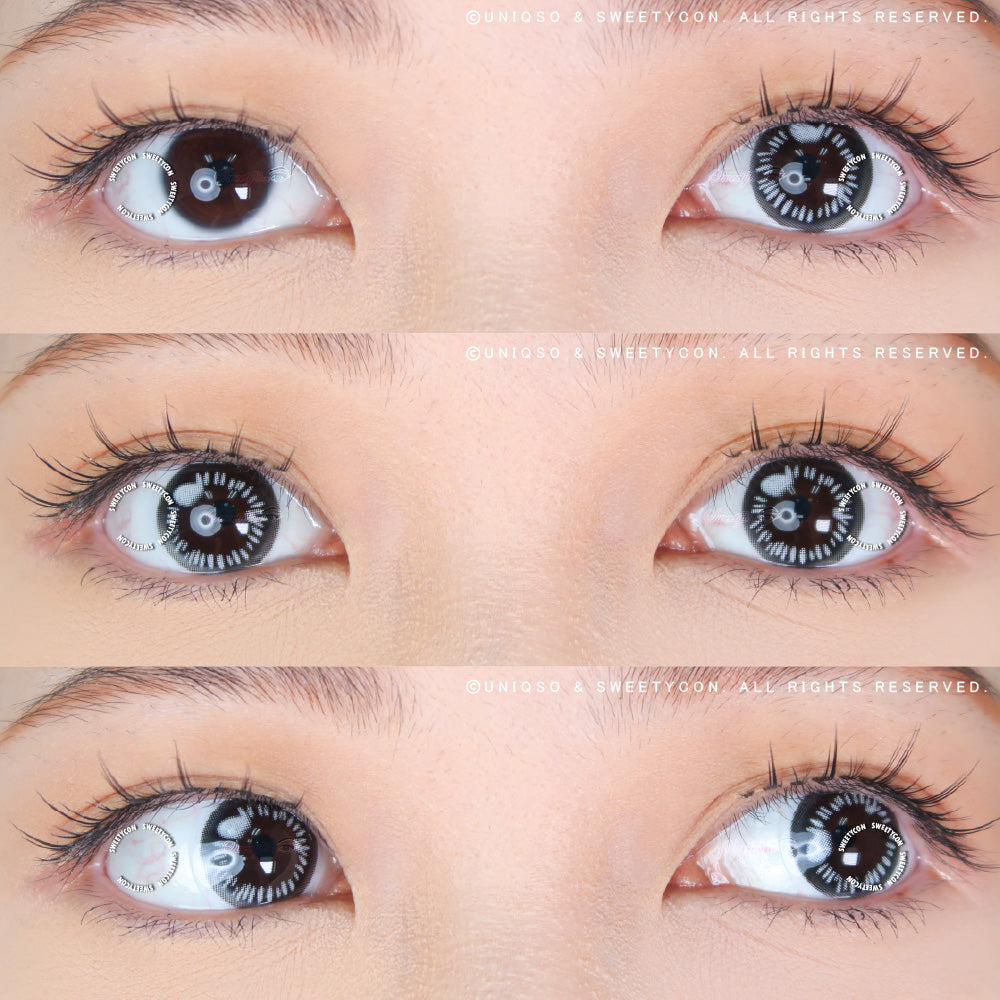 Sweety Anime Black (1 lens/pack)-Colored Contacts-UNIQSO UK
