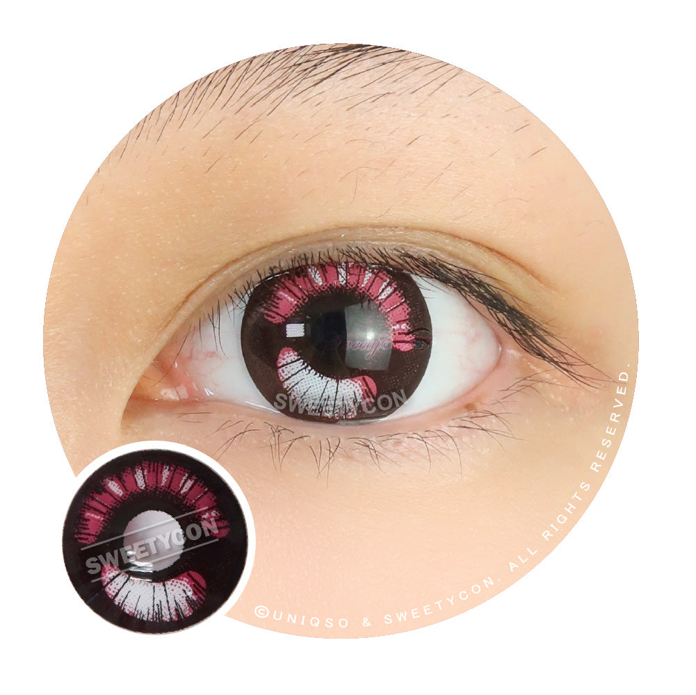 Sweety Anime Boba Violet (1 lens/pack)-Colored Contacts-UNIQSO UK