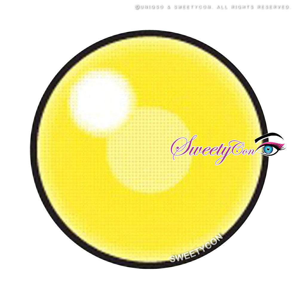 Sweety Anime Cloud Rim Yellow (1 lens/pack)-Colored Contacts-UNIQSO UK