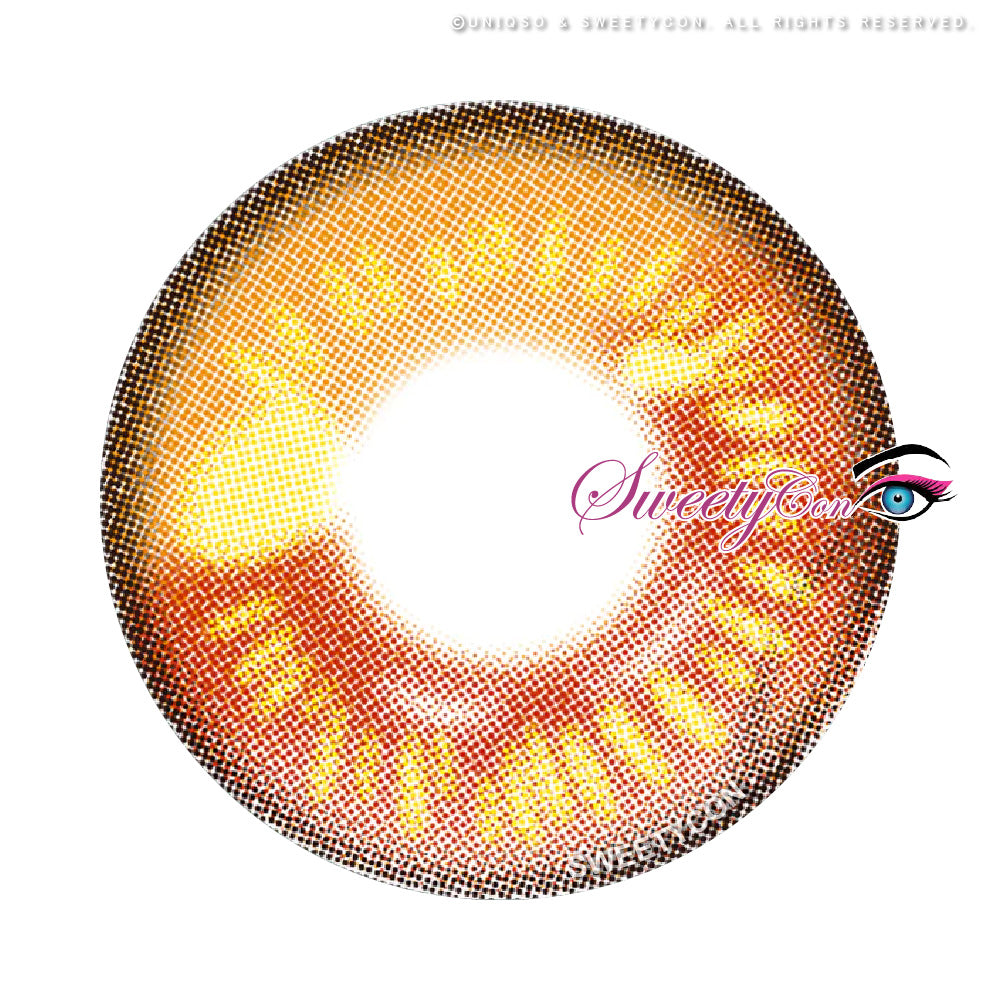 Sweety Anime Orange (1 lens/pack)-Colored Contacts-UNIQSO UK